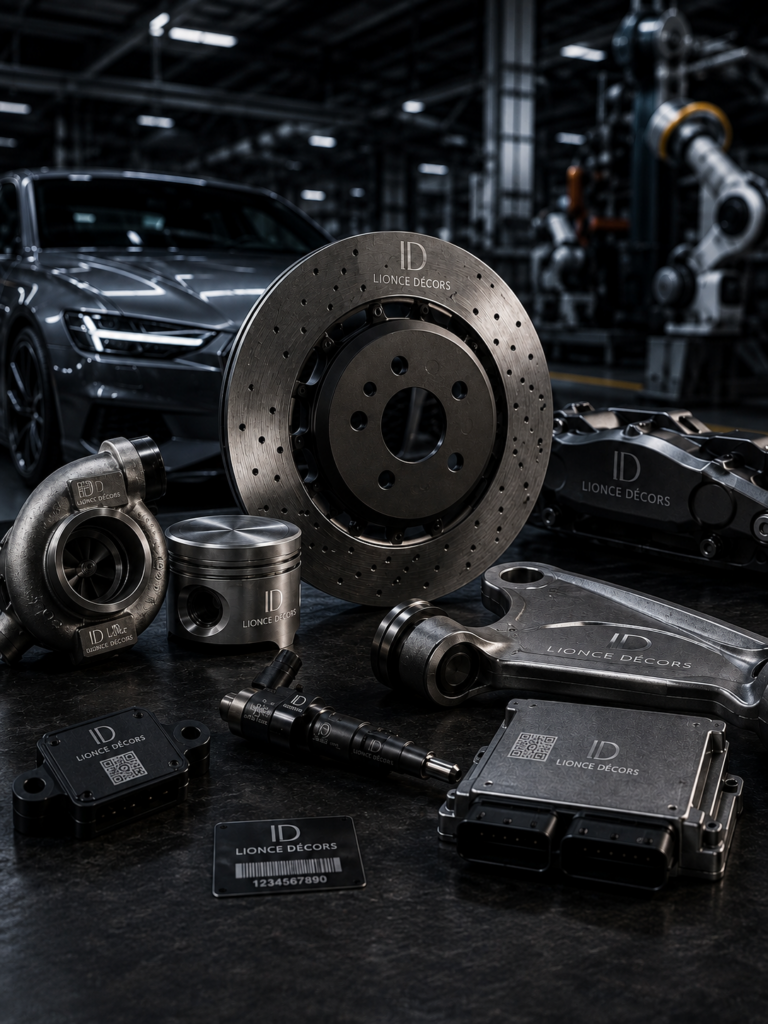 Marquage pièces de l'industrie automobile